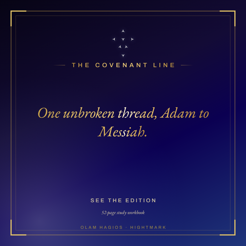 The Covenant Line Study Workbook: Adam to Messiah digital cover