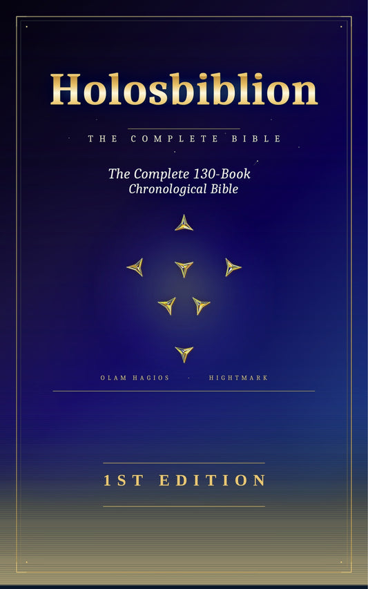 Holosbiblion: The Complete Bible — The Complete 130-Book Chronological Bible (1st Flagship Edition, EPUB)