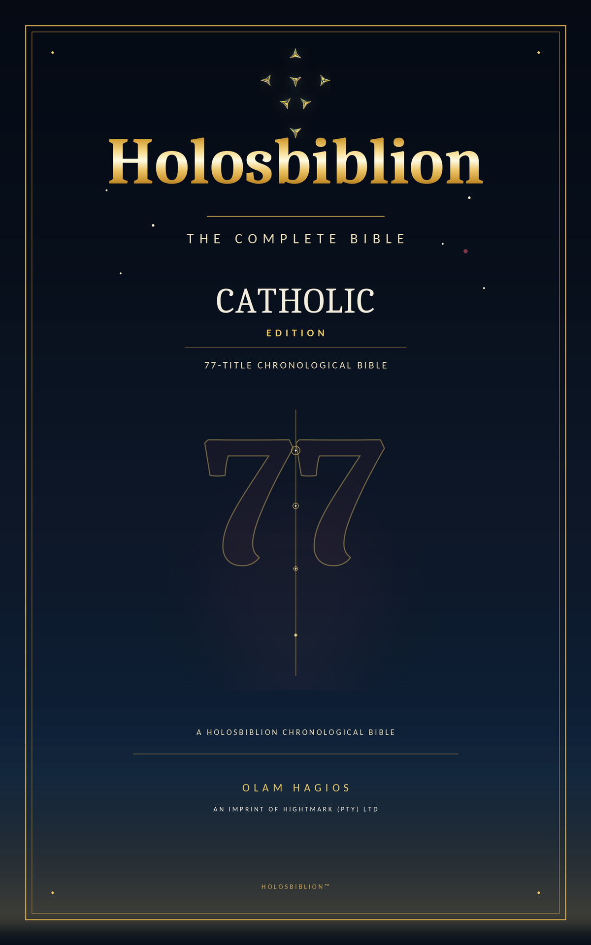 Holosbiblion Catholic Bible — 77-Title Chronological EPUB cover
