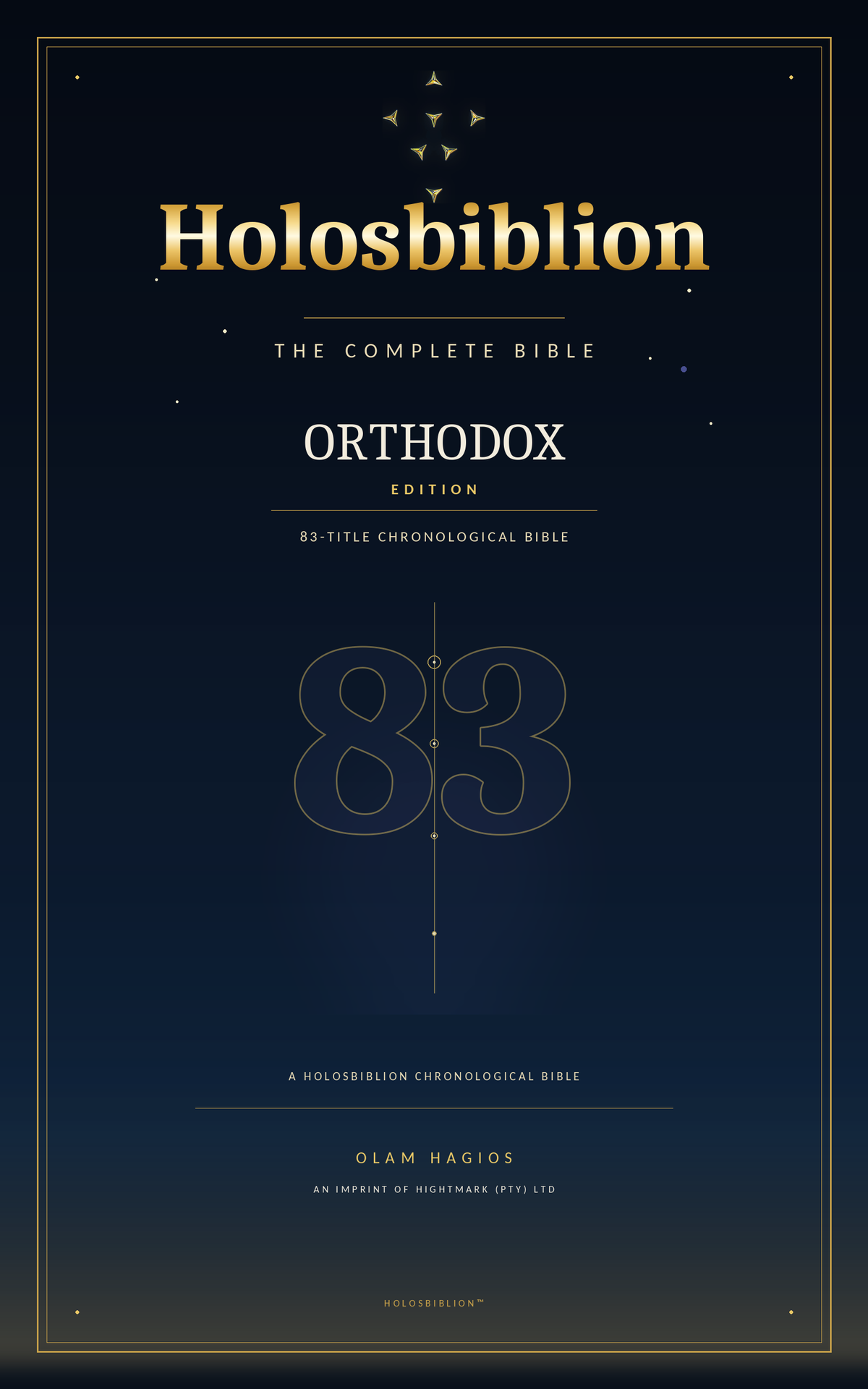 Holosbiblion Orthodox Bible — 83-Title Chronological EPUB cover
