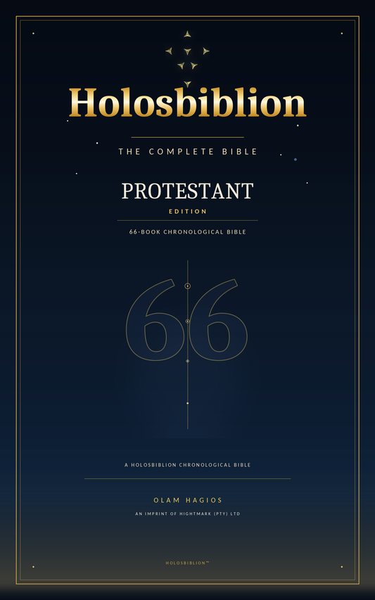 Holosbiblion Protestant Bible — 66-Book Chronological EPUB cover